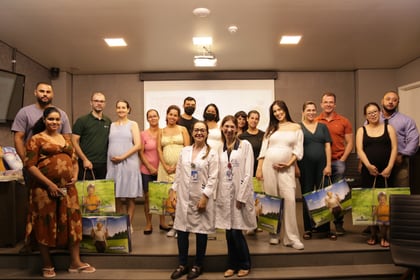 Curso de amamentação do Hospital Evangélico em parceria com a Eurofral